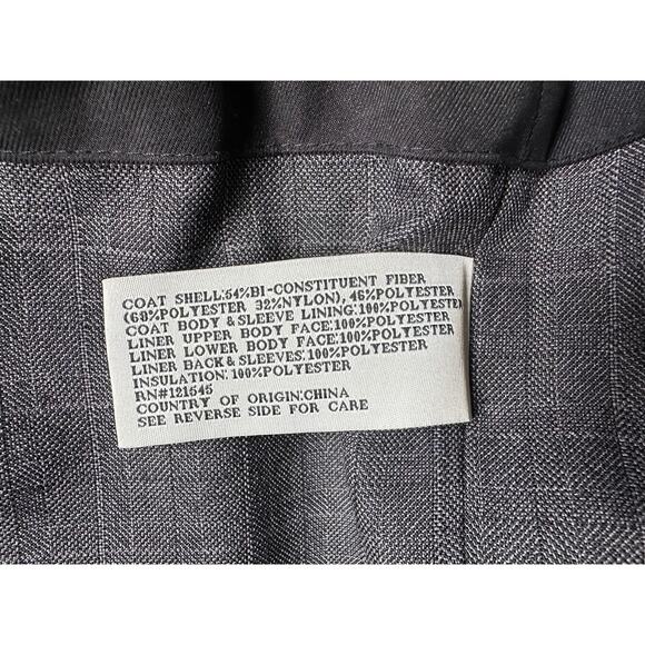 NWT London Fog Double Breasted Black Collared Belted Mens Trench Coat 42L - Picture 7 of 12